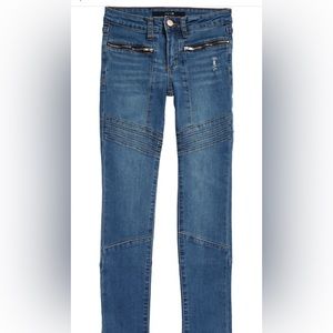 Kids The Moto High Waist Skinny Jeans